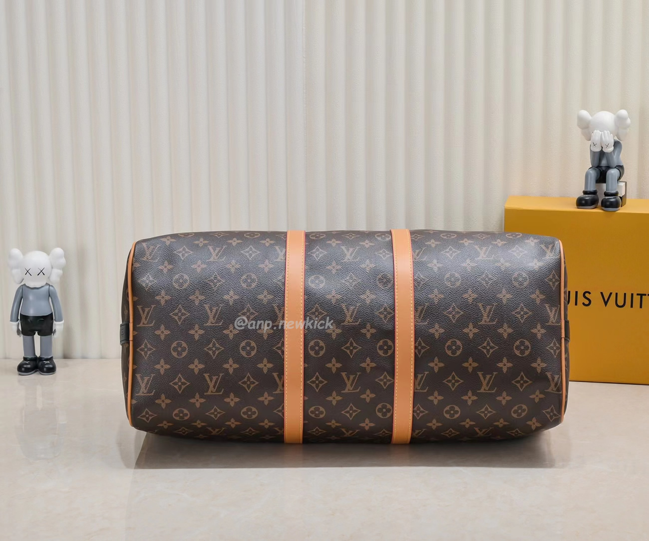 Louis Vuitton Keepall Bandouliere Monogram 50 Navy Duffel Bag (15) - www.newkick.vip